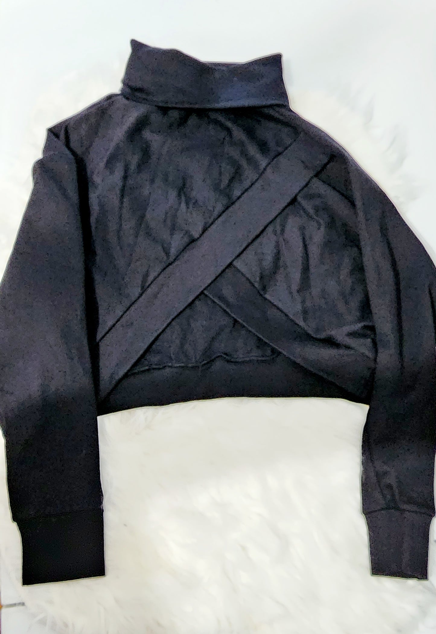 Blusa Cruzada Cuello Alto