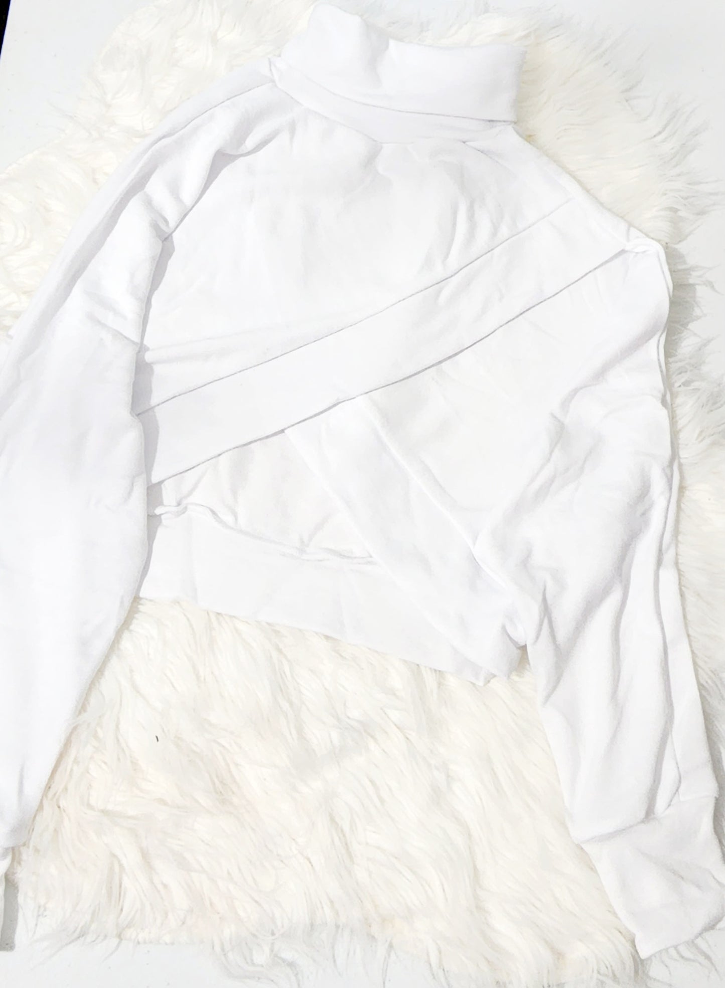 Blusa Cruzada Cuello Alto