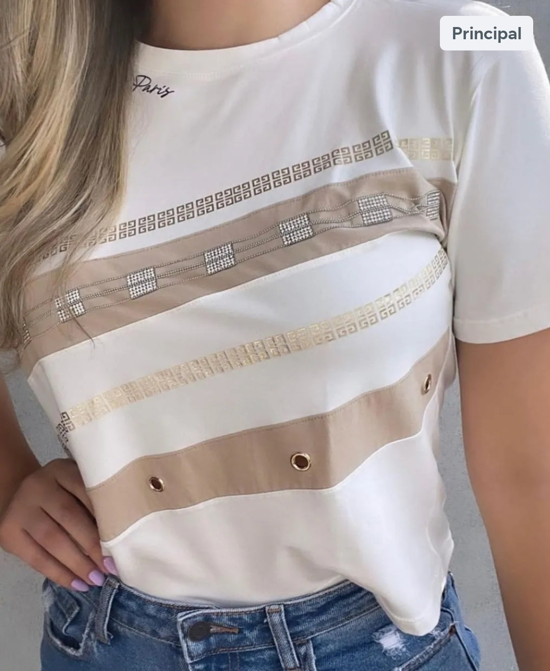 Blusa Dama Ringstones