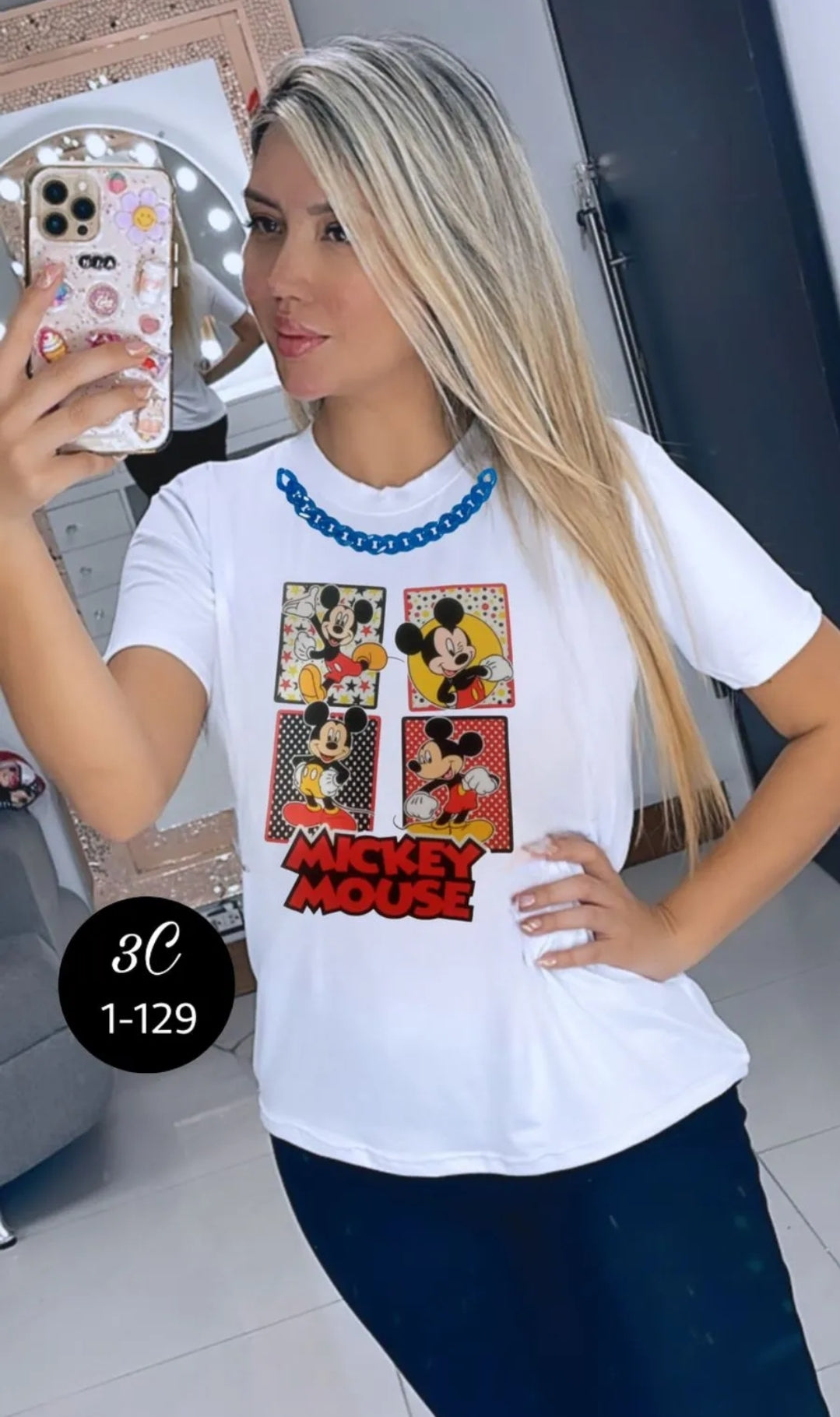 Blusa Dama Con Cadena