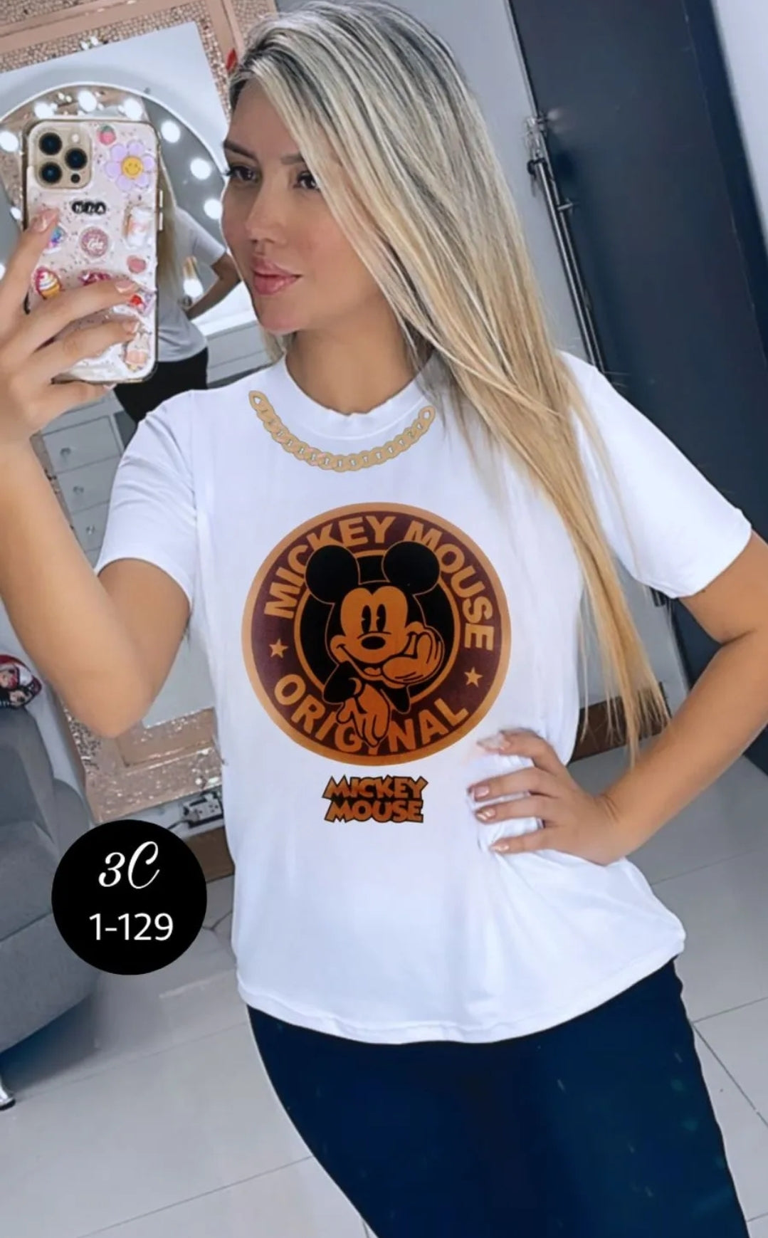 Blusa Dama Con Cadena