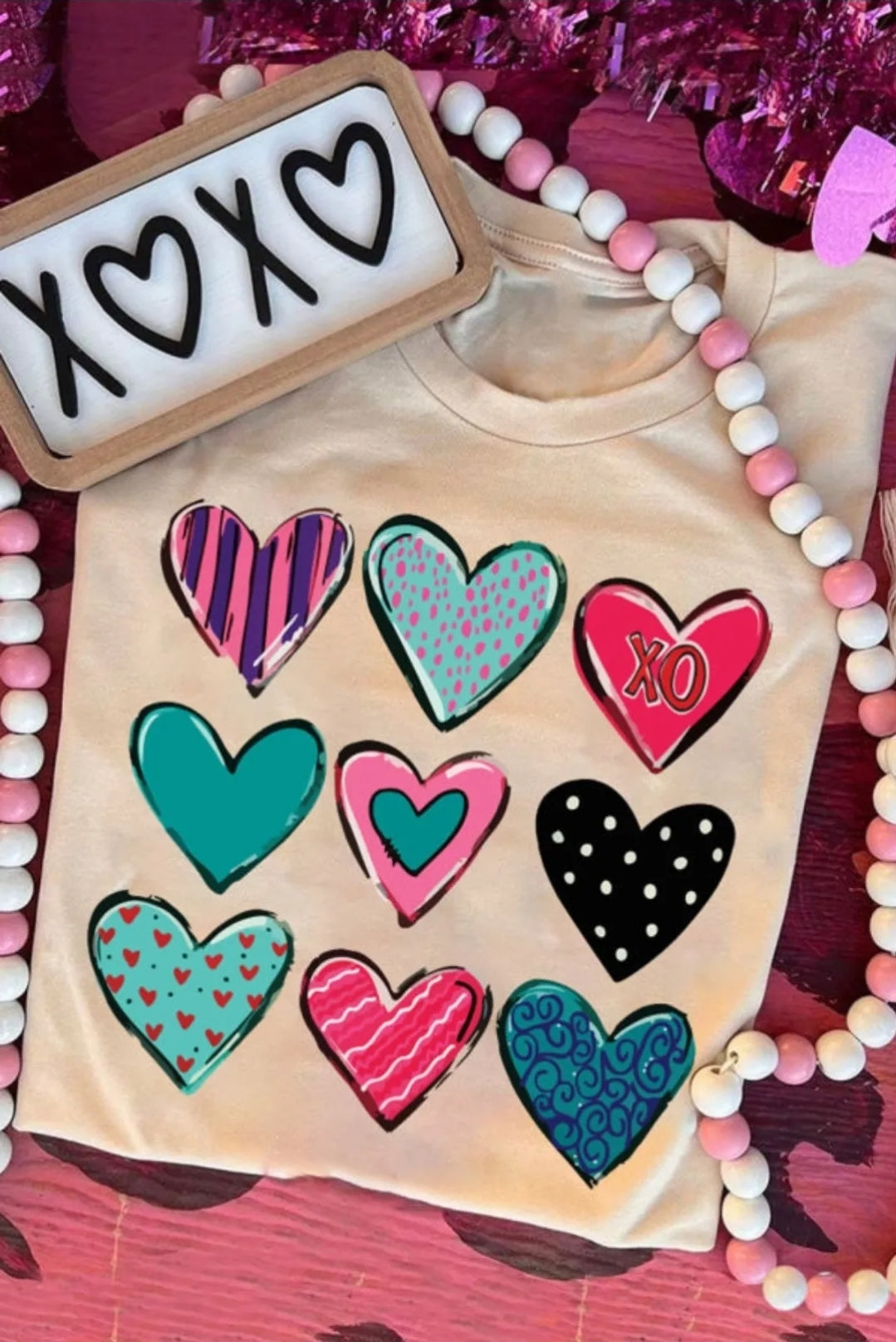 Blusa Top XO heart Dama