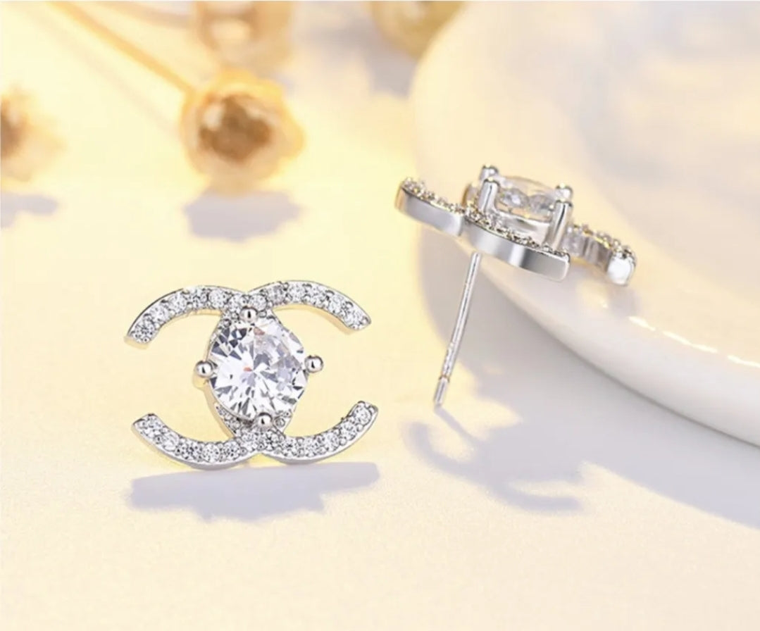 Aretes con zirconias