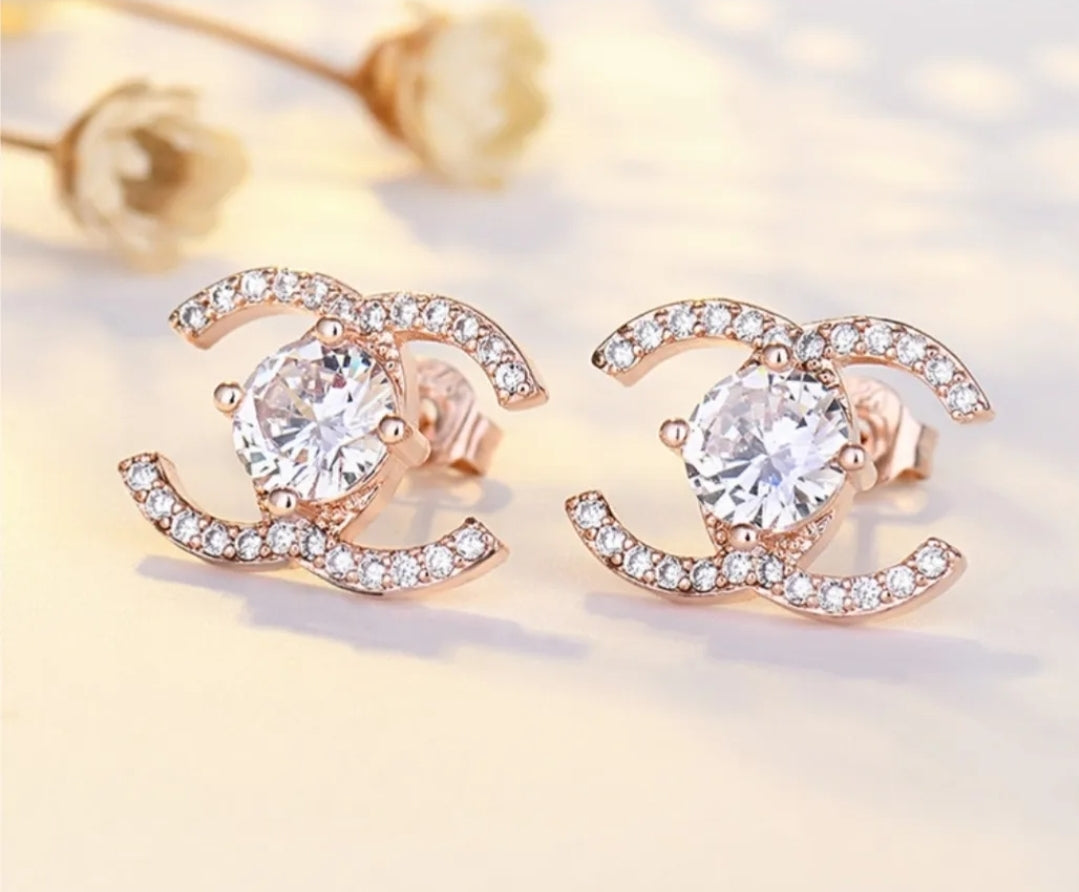 Aretes con zirconias