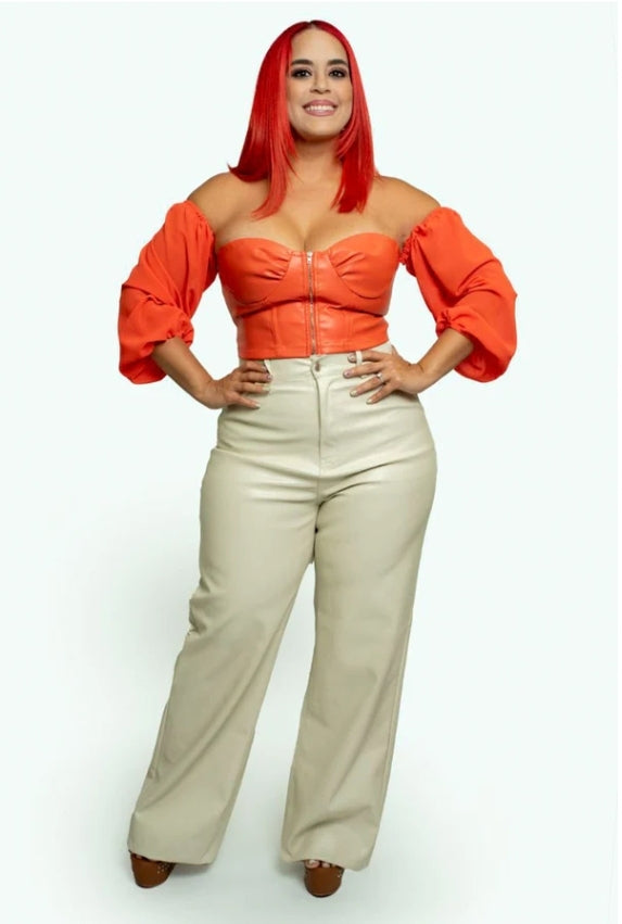 Pantalón tiro alto