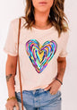 Blusa Rainbow heart Dama